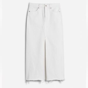 Madewell The Rilee Denim Midi Skirt